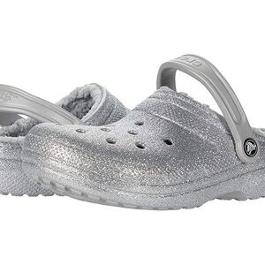 Crocs Classic Glitter Lined Womens Clogs